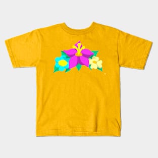 Flower Print Kids T-Shirt